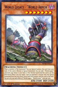 World Legacy - "World Armor" [MP18-EN117] Rare | Shuffle n Cut Hobbies & Games