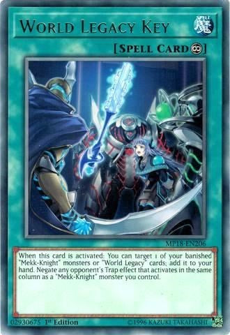 World Legacy Key [MP18-EN206] Rare | Shuffle n Cut Hobbies & Games