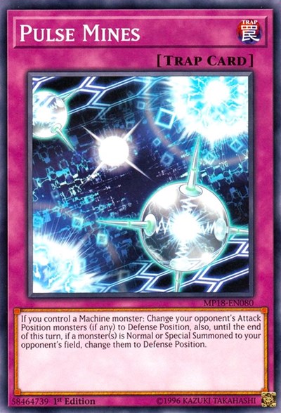 Pulse Mines [MP18-EN080] Common | Shuffle n Cut Hobbies & Games