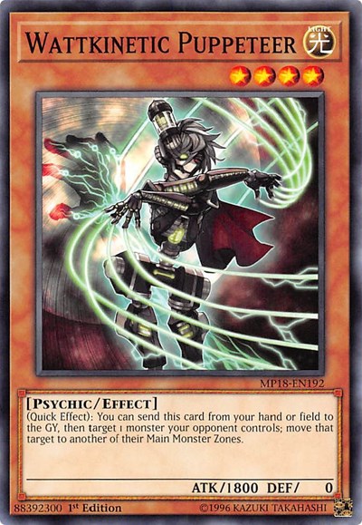 Wattkinetic Puppeteer [MP18-EN192] Common | Shuffle n Cut Hobbies & Games