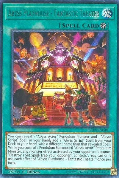 Abyss Playhouse - Fantastic Theater [LED3-EN048] Rare | Shuffle n Cut Hobbies & Games