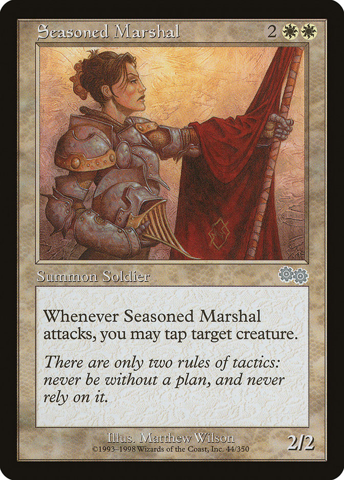 Seasoned Marshal [Urza's Saga] | Shuffle n Cut Hobbies & Games