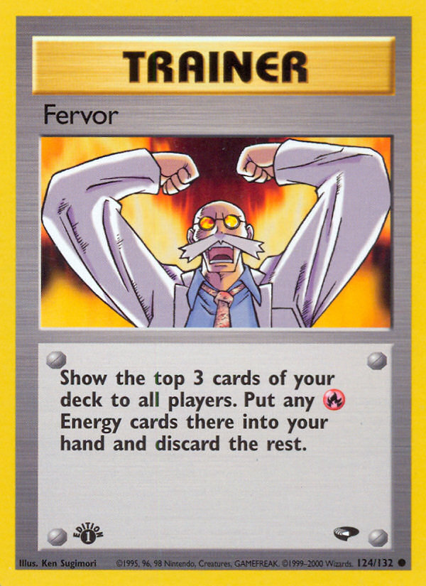 Fervor (124/132) [Gym Challenge 1st Edition] | Shuffle n Cut Hobbies & Games