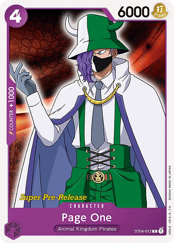 Page One [Super Pre-Release Starter Deck: Animal Kingdom Pirates] | Shuffle n Cut Hobbies & Games