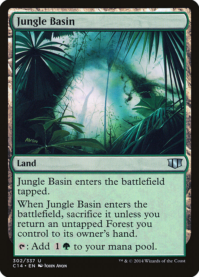 Jungle Basin [Commander 2014] | Shuffle n Cut Hobbies & Games