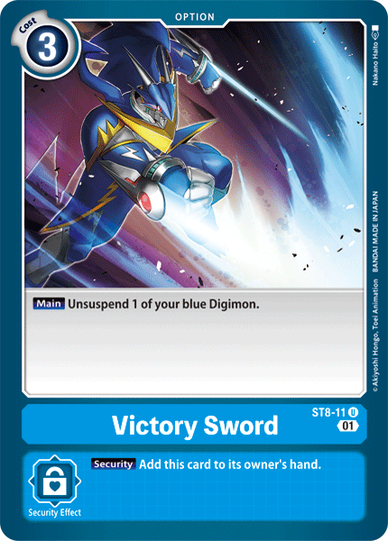 Victory Sword [ST8-11] [Starter Deck: Ulforce Veedramon] | Shuffle n Cut Hobbies & Games