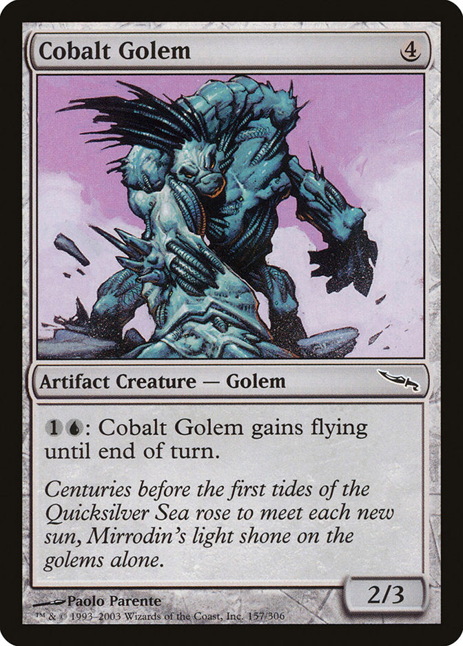 Cobalt Golem [Mirrodin] | Shuffle n Cut Hobbies & Games