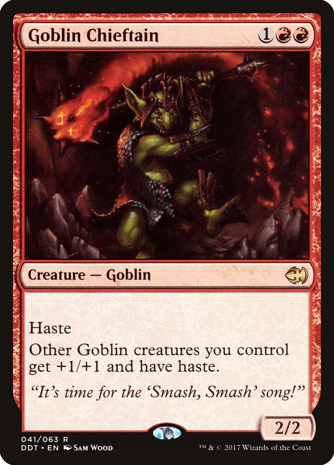 Goblin Chieftain [Duel Decks: Merfolk vs. Goblins] | Shuffle n Cut Hobbies & Games