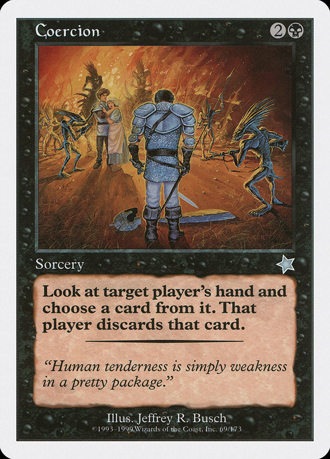 Coercion [Starter 1999] | Shuffle n Cut Hobbies & Games