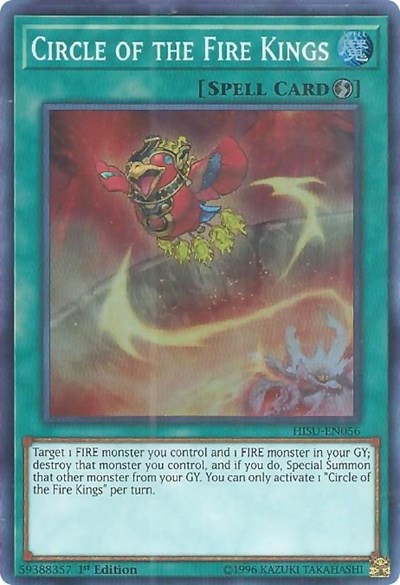 Circle of the Fire Kings [HISU-EN056] Super Rare | Shuffle n Cut Hobbies & Games