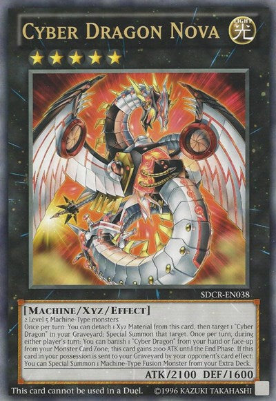 Cyber Dragon Nova (Oversized) (Machine Madness) [SDCR-EN038] Promo | Shuffle n Cut Hobbies & Games