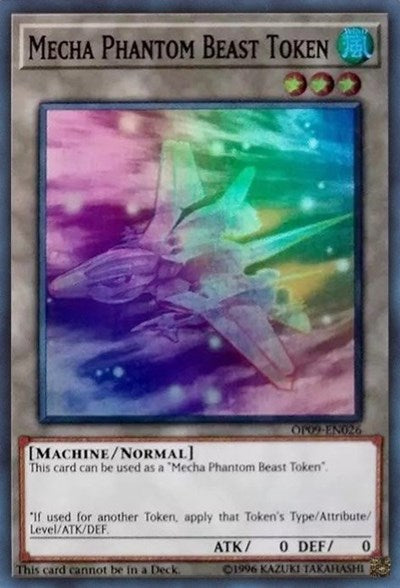 Mecha Phantom Beast Token (C) - "Megaraptor" [OP09-EN026] Super Rare | Shuffle n Cut Hobbies & Games