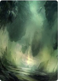 Swamp 1 Art Card [Zendikar Rising Art Series] | Shuffle n Cut Hobbies & Games