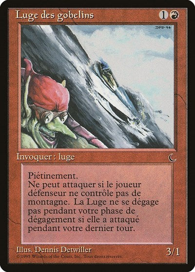 Goblin Rock Sled (French) - "Luge des gobelins" [Renaissance] | Shuffle n Cut Hobbies & Games