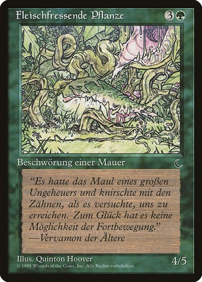 Carnivorous Plant (German) - "Fleischfressende Pflanze" [Renaissance] | Shuffle n Cut Hobbies & Games