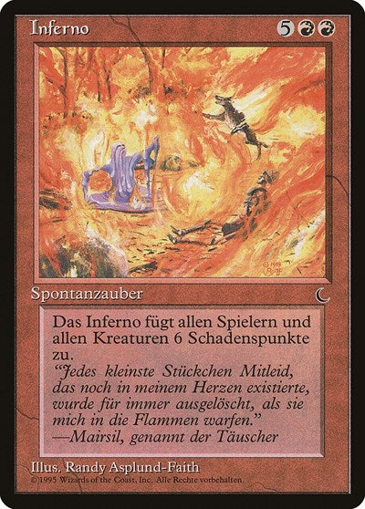 Inferno (German) [Renaissance] | Shuffle n Cut Hobbies & Games