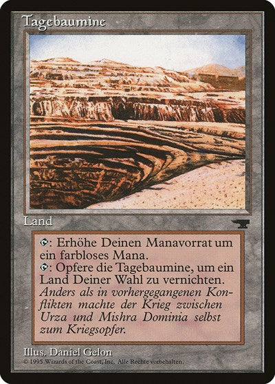 Strip Mine (German) - "Tagebaumine" [Renaissance] | Shuffle n Cut Hobbies & Games