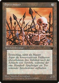 Wall of Spears (German) - "Speermauer" [Renaissance] | Shuffle n Cut Hobbies & Games