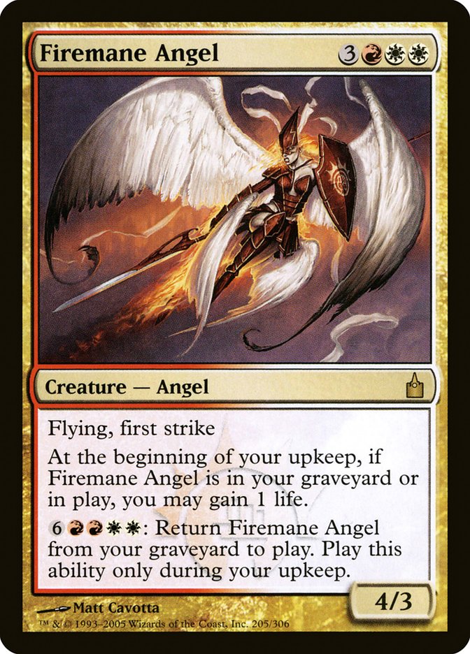 Firemane Angel [Ravnica: City of Guilds] | Shuffle n Cut Hobbies & Games