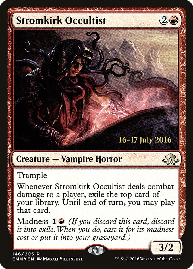 Stromkirk Occultist [Eldritch Moon Prerelease Promos] | Shuffle n Cut Hobbies & Games