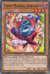 Toon Masked Sorcerer [SS01-ENC05] Common | Shuffle n Cut Hobbies & Games
