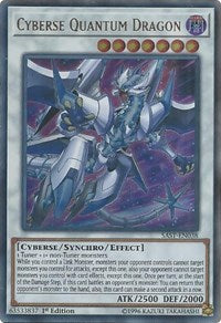 Cyberse Quantum Dragon [SAST-EN038] Ultra Rare | Shuffle n Cut Hobbies & Games