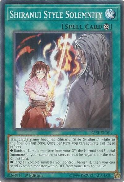 Shiranui Style Solemnity [SAST-EN064] Common | Shuffle n Cut Hobbies & Games