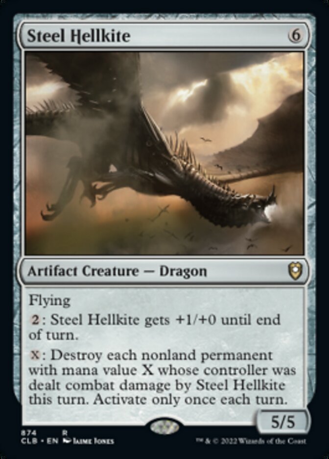 Steel Hellkite [Commander Legends: Battle for Baldur's Gate] | Shuffle n Cut Hobbies & Games
