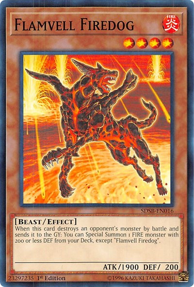 Flamvell Firedog [SDSB-EN016] Common | Shuffle n Cut Hobbies & Games