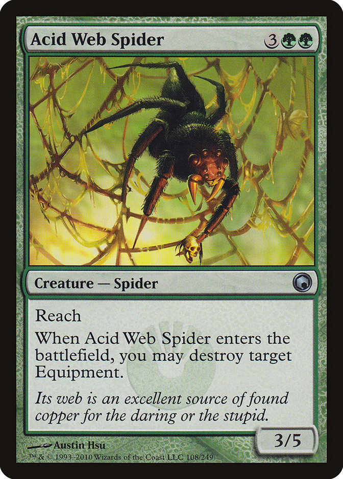 Acid Web Spider [Scars of Mirrodin] | Shuffle n Cut Hobbies & Games