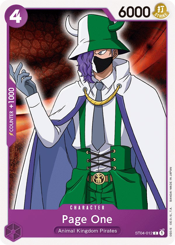 Page One [Starter Deck: Animal Kingdom Pirates] | Shuffle n Cut Hobbies & Games