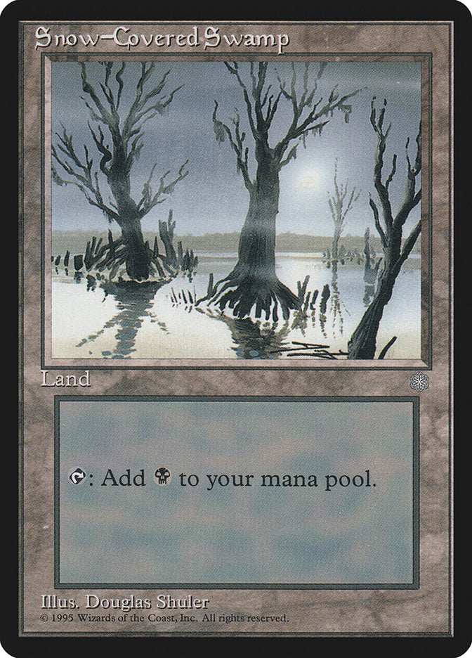 Snow-Covered Swamp [Ice Age] | Shuffle n Cut Hobbies & Games