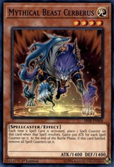 Mythical Beast Cerberus [SR08-EN008] Common | Shuffle n Cut Hobbies & Games