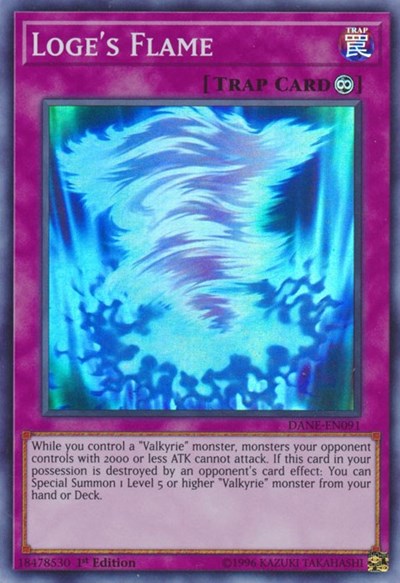 Loge's Flame [DANE-EN091] Super Rare | Shuffle n Cut Hobbies & Games