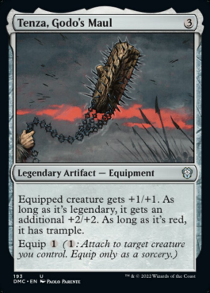 Tenza, Godo's Maul [Dominaria United Commander] | Shuffle n Cut Hobbies & Games