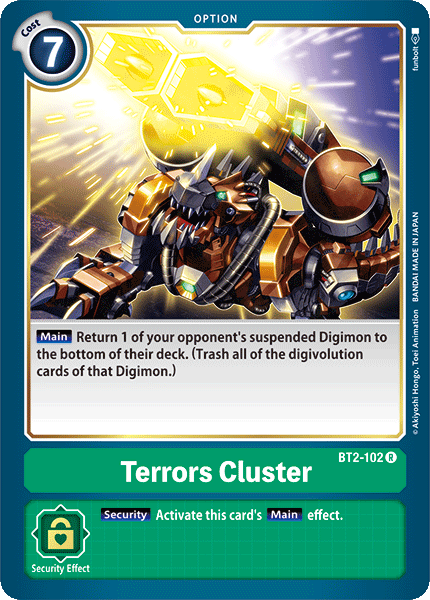 Terrors Cluster [BT2-102] [Release Special Booster Ver.1.0] | Shuffle n Cut Hobbies & Games