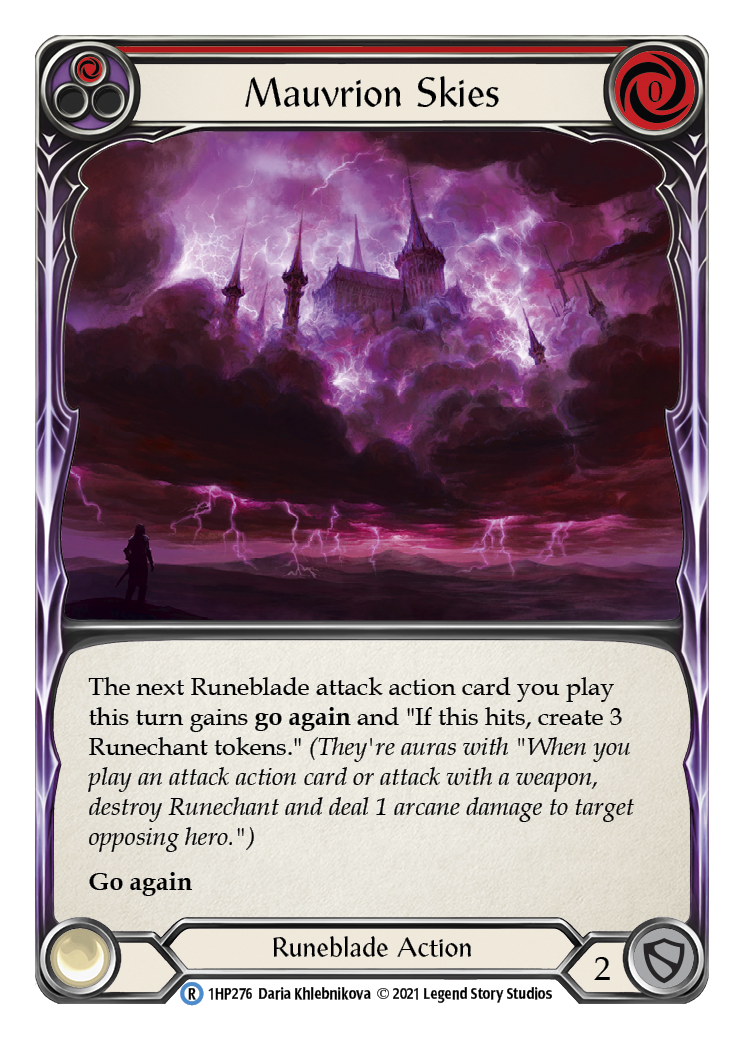 Mauvrion Skies (Red) [1HP276] | Shuffle n Cut Hobbies & Games