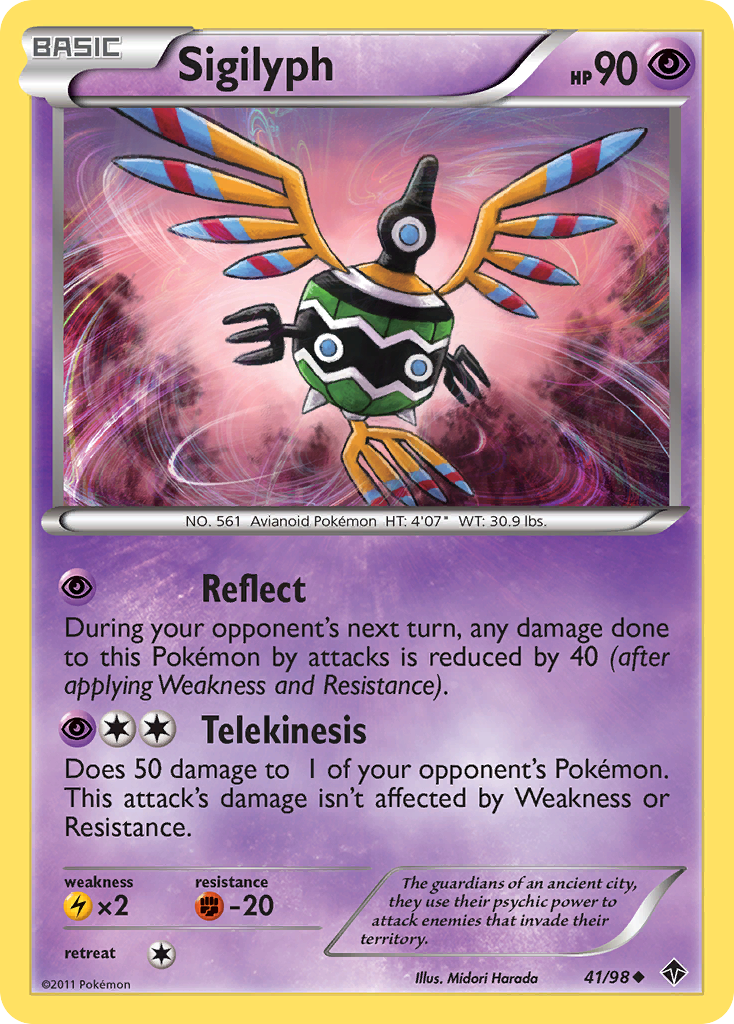 Sigilyph (41/98) [Black & White: Emerging Powers] | Shuffle n Cut Hobbies & Games