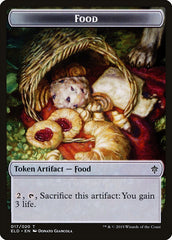 Dwarf // Food (17) Double-Sided Token [Throne of Eldraine Tokens] | Shuffle n Cut Hobbies & Games