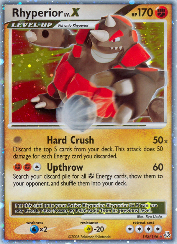Rhyperior LV.X (145/146) [Diamond & Pearl: Legends Awakened] | Shuffle n Cut Hobbies & Games