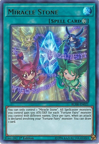 Miracle Stone [BLHR-EN021] Ultra Rare | Shuffle n Cut Hobbies & Games