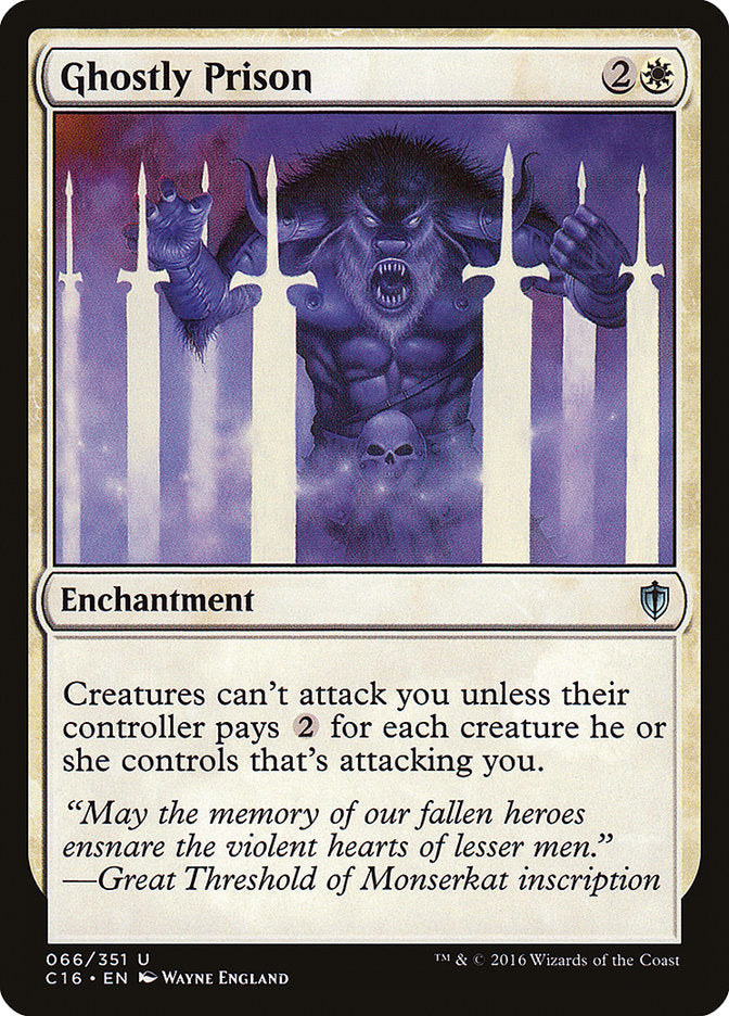 Ghostly Prison [Commander 2016] | Shuffle n Cut Hobbies & Games