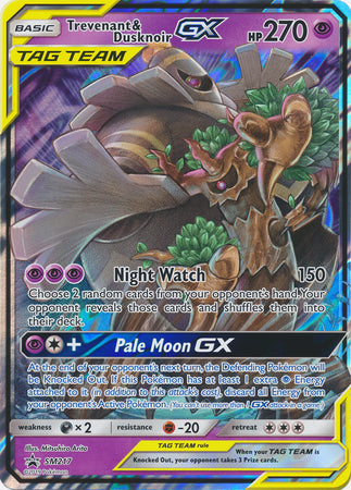 Trevenant & Dusknoir GX (SM217) (Jumbo Card) [Sun & Moon: Black Star Promos] | Shuffle n Cut Hobbies & Games