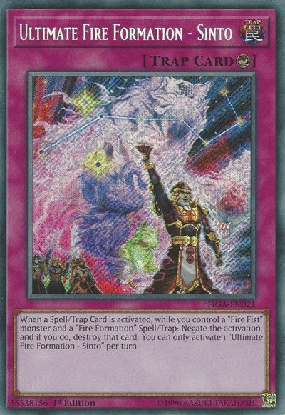 Ultimate Fire Formation - Sinto [FIGA-EN021] Secret Rare | Shuffle n Cut Hobbies & Games