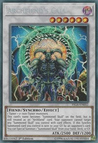 Archfiend's Call [FIGA-EN032] Secret Rare | Shuffle n Cut Hobbies & Games