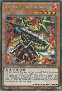 Ignis Heat, the True Dracowarrior [FIGA-EN053] Secret Rare | Shuffle n Cut Hobbies & Games