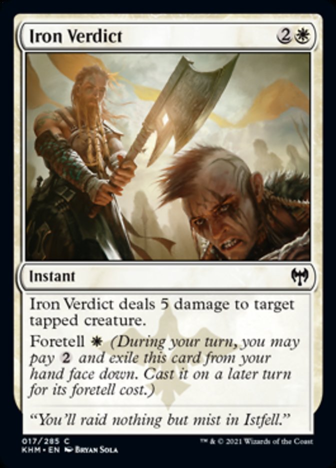 Iron Verdict [Kaldheim] | Shuffle n Cut Hobbies & Games