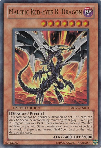 Malefic Red-Eyes B. Dragon [MOV2-EN001] Ultra Rare | Shuffle n Cut Hobbies & Games