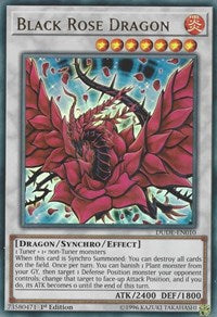 Black Rose Dragon [DUDE-EN010] Ultra Rare | Shuffle n Cut Hobbies & Games