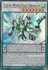 Clear Wing Fast Dragon [DUDE-EN011] Ultra Rare | Shuffle n Cut Hobbies & Games